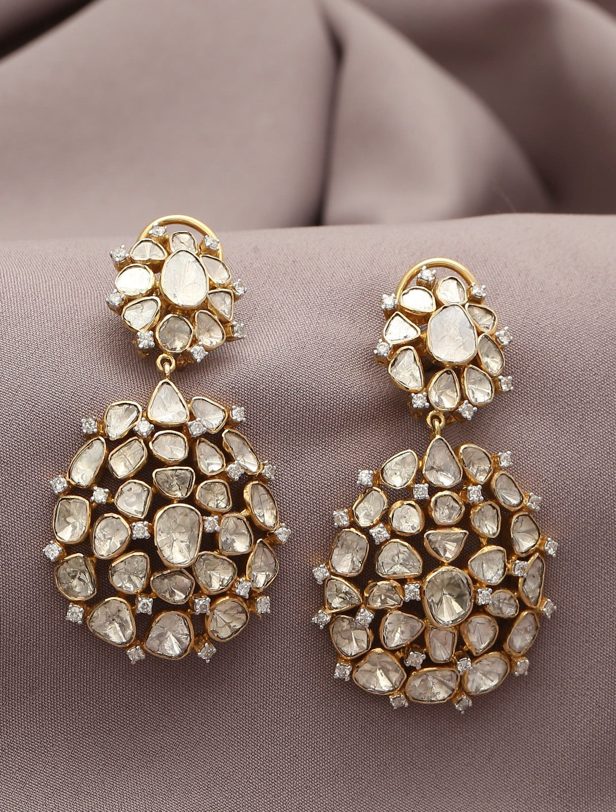 Snow white Long Earring