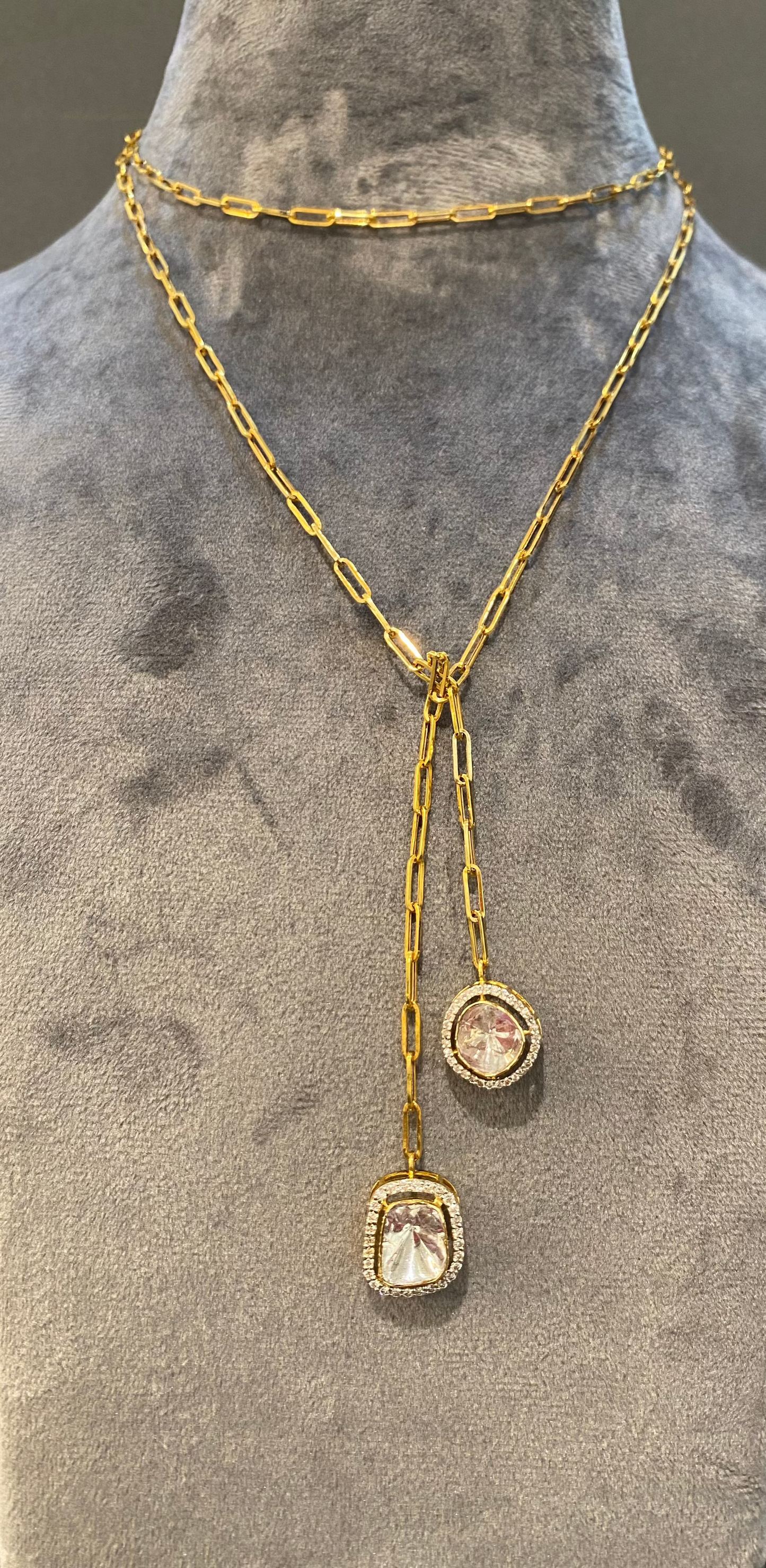 Liza Knot Pendant with Chain