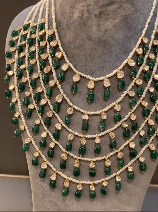 Joanna 5 Layer Bead Long Necklace
